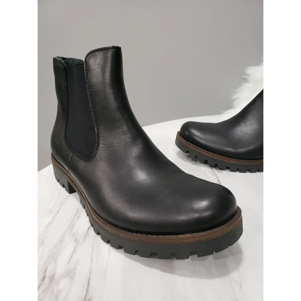 NEW RIEKER Women's 78578-25 PAYTON Side-Zip Chelsea Ankle Boots Size EU 41